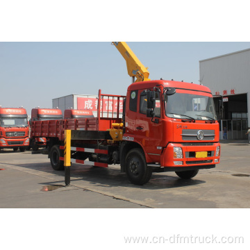 Dongfeng 5ton LHD truck mounted crane